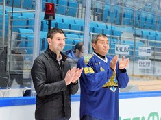 Матч открытия АЛХЛ дивизиона «Любитель» 2017-2018. «Номад» - «Койгельды» 