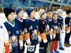 Турнир «Alau Cup» в формате Cross Ice Hockey 10 апреля 2019. Фото: ppz.kz
